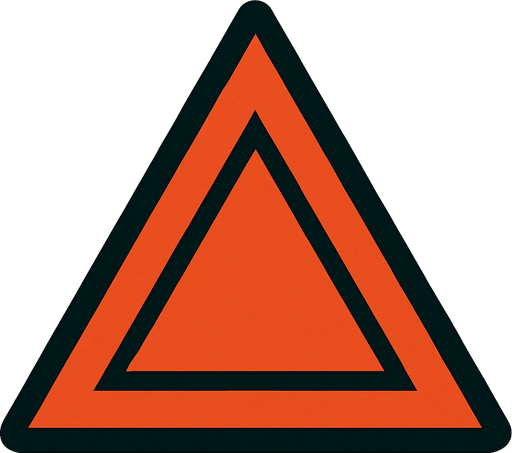 triangulo.
In-Game asset.  2d.  High contrast.  No shadows