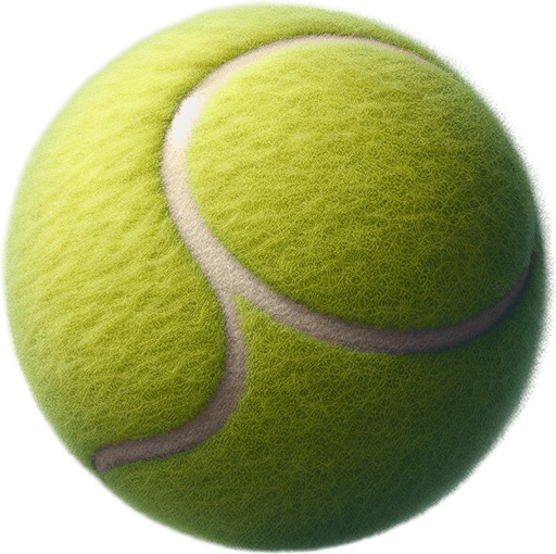 tennis ball.
Single Game Texture.  In-Game asset.  2d.  Blank background.  High contrast.  No shadows