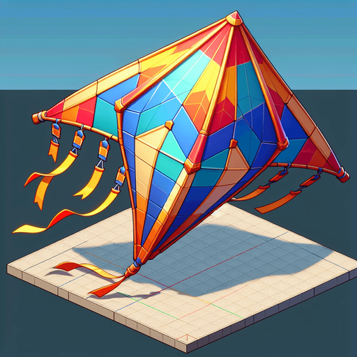 Kite and look like real make this type kite for me.
Single Game Texture. In-Game asset. 3d. Blank background. High contrast. shadows.