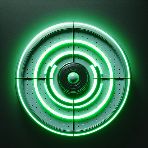Air hockey disk with neon green lights. top view.
Single Game Texture. In-Game asset. 2d. Blank background. High contrast. No shadows.