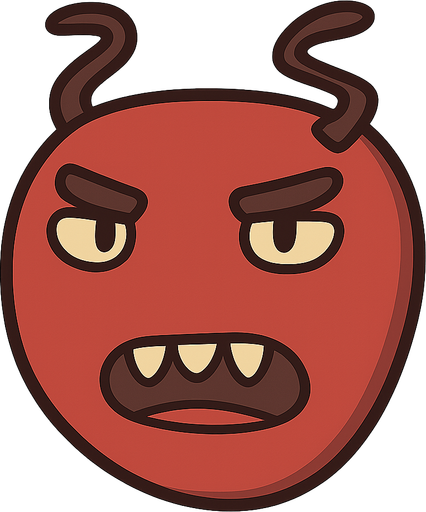 Enemy. No background. Transparent background. Blank background. No shadows. 2d. In-Game asset. flat