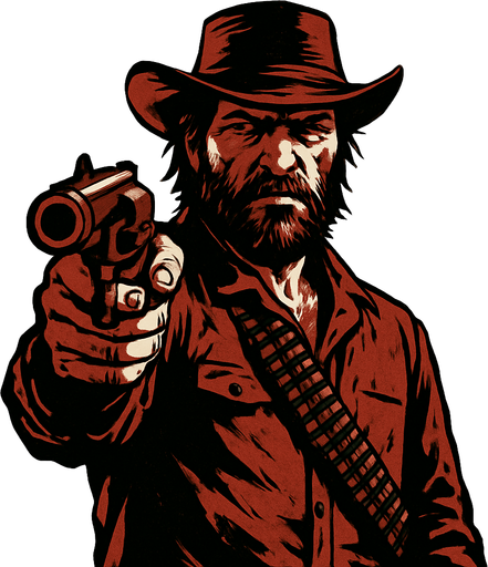 Make me a enemy for RDR2.
In-Game asset.  2d.  High contrast.  No shadows