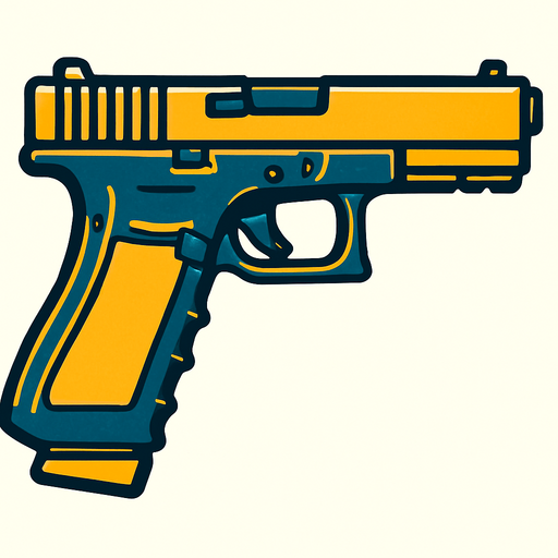glock 18.
In-Game asset.  2d.  High contrast.  No shadows