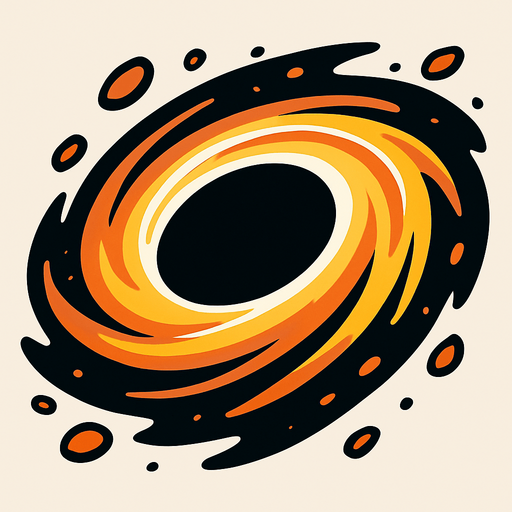 Kara delik.
In-Game asset.  2d.  High contrast.  No shadows