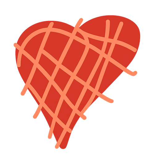 Heart. No background. Transparent background. Blank background. No shadows. 2d. In-Game asset. flat