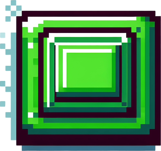 green plain UI button. pixelated. 8 bit. rectangular. Single Game Texture. In-Game asset. 2d. Blank background. High contrast. No shadows.