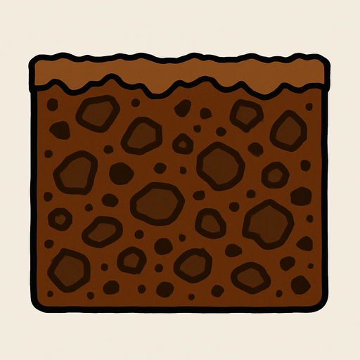 brown soil 2d.
In-Game asset.  2d.  High contrast.  No shadows