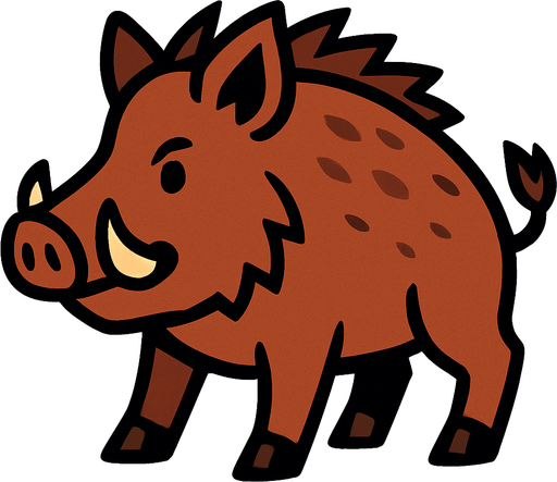 Domuz.
In-Game asset.  2d.  High contrast.  No shadows