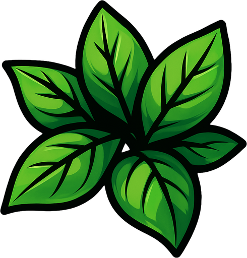 Leaves.
In-Game asset.  2d.  High contrast.  No shadows