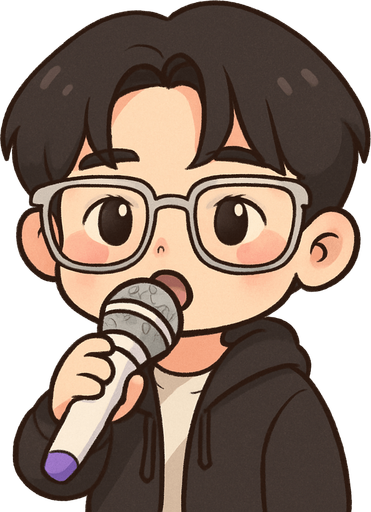 make him in cartoon chibi style, please