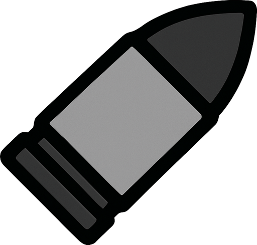 gray,light gray,black bullet Don't put white! Let him/her look behind.  let there be no eye and arm.
In-Game asset.  2d.  High contrast.  No shadows