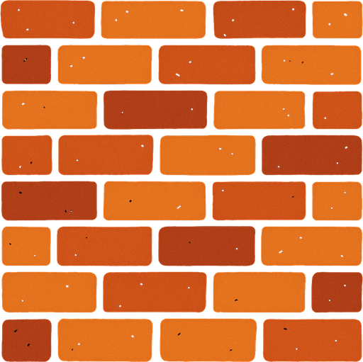 suelo de ladrillos.
In-Game asset.  2d.  High contrast.  No shadows