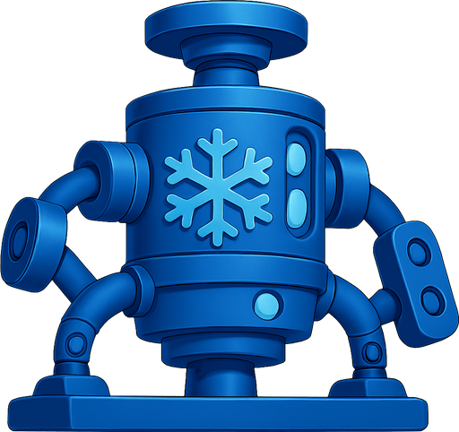 Вместо молнии снежинка, и покрасить в синий