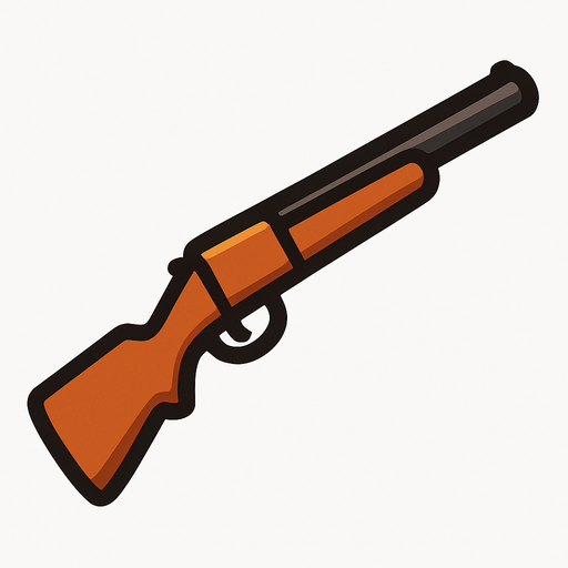 Duck hunter gun.
In-Game asset.  2d.  High contrast.  No shadows
