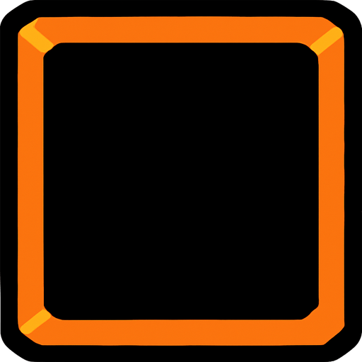 block.
In-Game asset.  2d.  High contrast.  No shadows