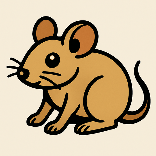 draw a mouse.
In-Game asset.  2d.  High contrast.  No shadows