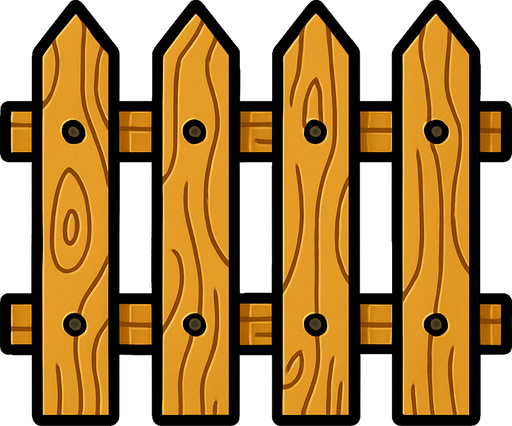 Çit.
In-Game asset.  2d.  High contrast.  No shadows