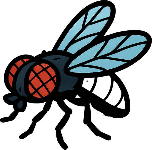 fly.
In-Game asset.  2d.  High contrast.  No shadows