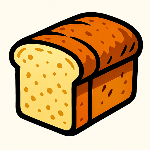 Bread.
In-Game asset.  2d.  High contrast.  No shadows