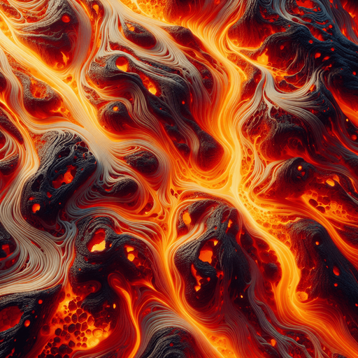 Lava texture, orange topdown gradient