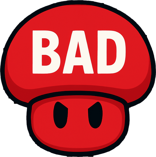 Red Color, delete "GOOD" Write "BAD"