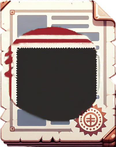 red simple stamp