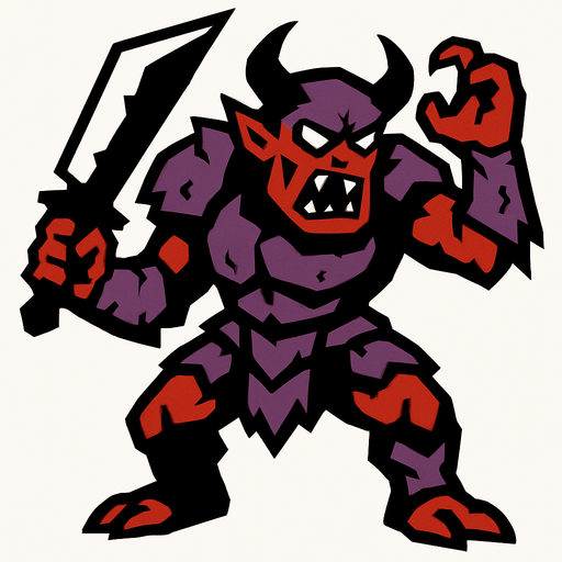 Enemy.
In-Game asset.  2d.  High contrast.  No shadows