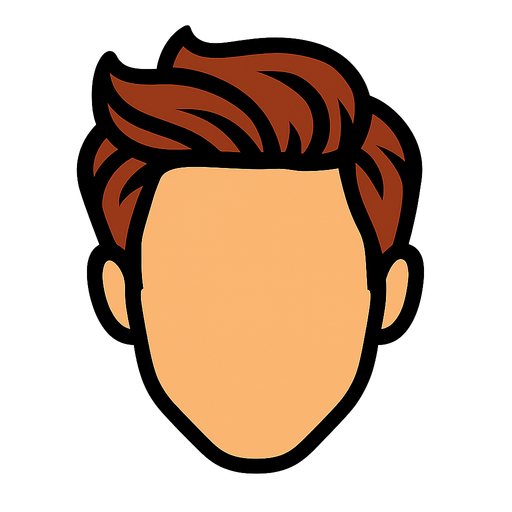 A head with hair.
In-Game asset.  2d.  High contrast.  No shadows