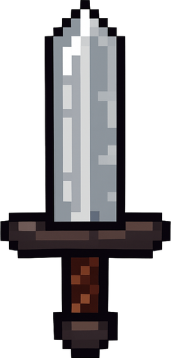 ironSword.
In-Game asset.  High contrast.  No shadows