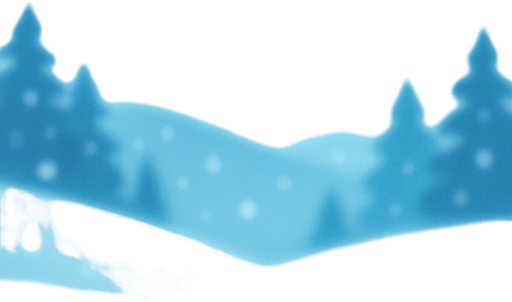 blurry beautiful snow view background image.
In-Game asset.  2d.  High contrast.  No shadows