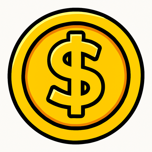 coin.
In-Game asset.  2d.  High contrast.  No shadows