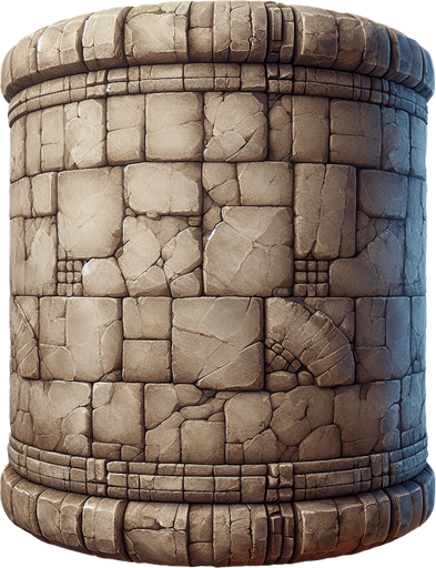 Faça uma textura de pedra que cobre a tela inteira com um pouco de tom de velho..
Single Game Texture. In-Game asset. 2d. Blank background. High contrast. No shadows.