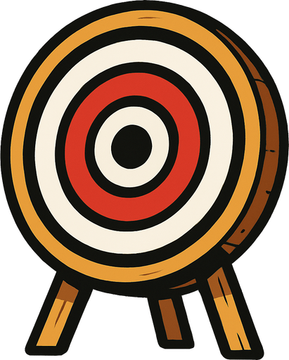 target board.
In-Game asset.  2d.  High contrast.  No shadows