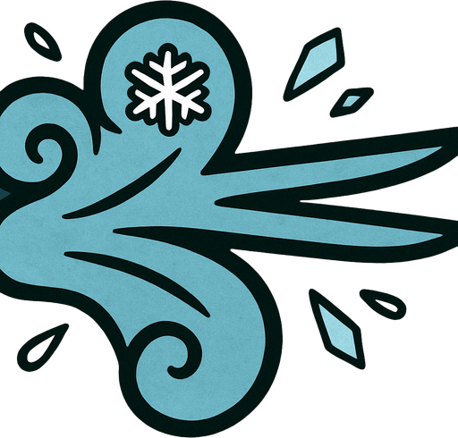 A cold gale