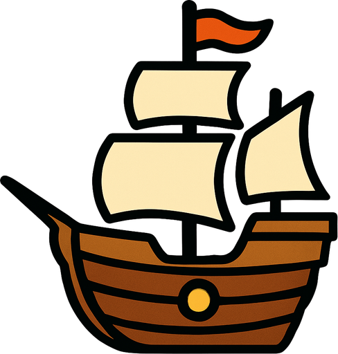 Ship.
In-Game asset.  2d.  High contrast.  No shadows