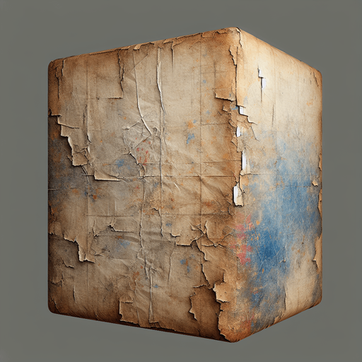 Old Paper.
Single Game Texture. In-Game asset. 2d. Blank background. High contrast. No shadows.