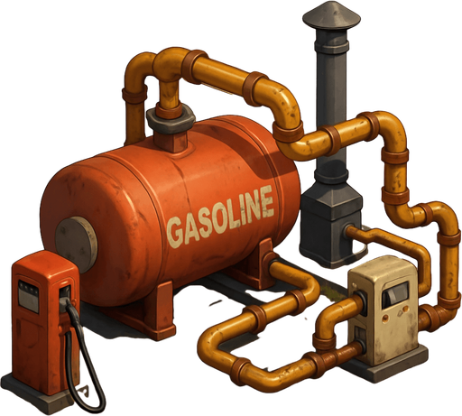 outgoing gasoline infrastructure system.
In-Game asset