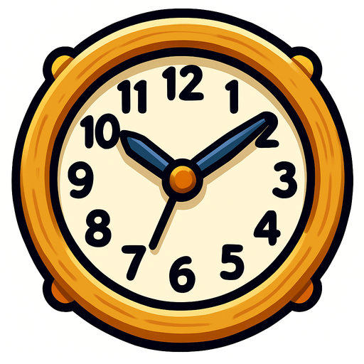 CLOCK.
In-Game asset.  2d.  High contrast.  No shadows