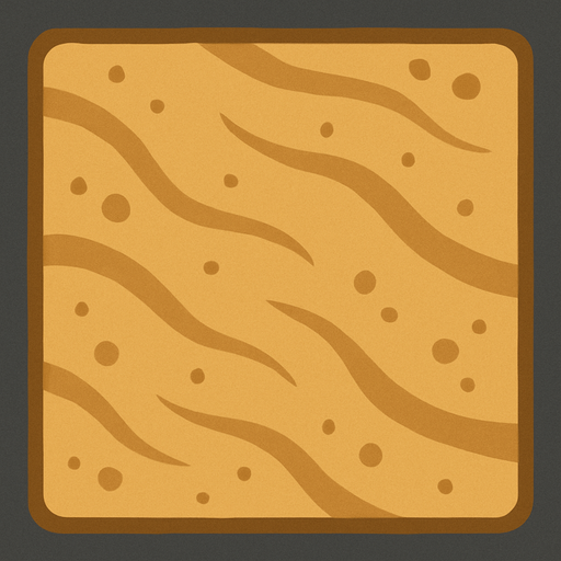 sand tile on top viewing.
In-Game asset.  2d.  High contrast.  No shadows