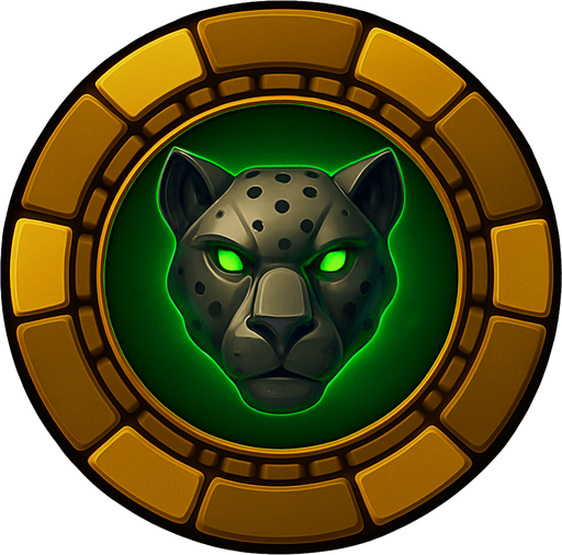 Change the background color in the center and the cheetahs eyes to green.