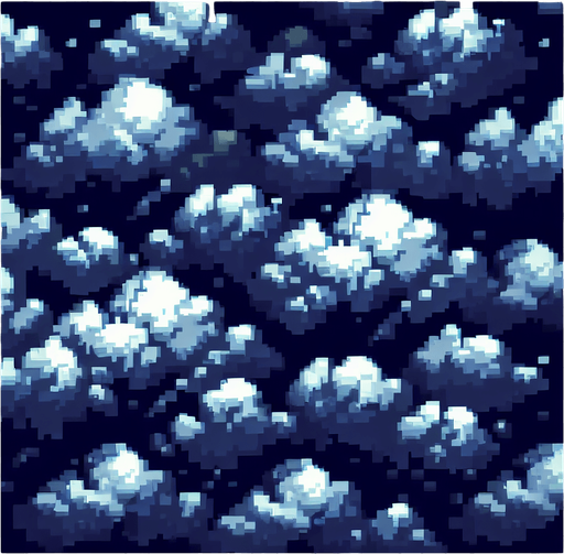 16 bit smoke Single Game Texture. In-Game asset. 2d. Blank background. High contrast. No shadows.