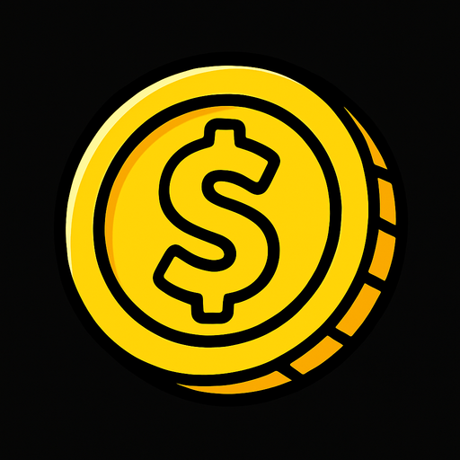 coin.
In-Game asset.  2d.  High contrast.  No shadows