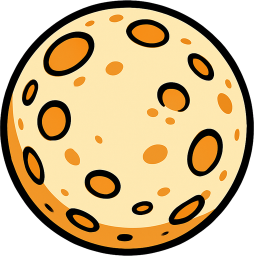 moon.
In-Game asset.  2d.  High contrast.  No shadows