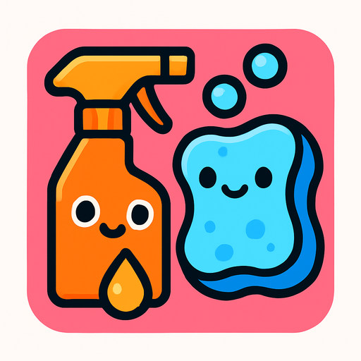 create a cute icon for cleaning item.
In-Game asset.  2d.  High contrast.  No shadows