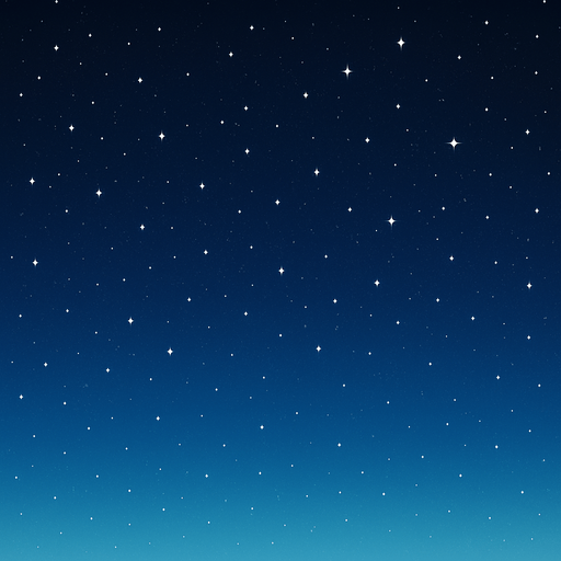 красивый фон звездного неба с градиентом снизу светлее (там будет город),
 к верху темнее.
In-Game asset.  2d.  High contrast.  No shadows