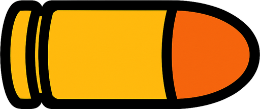 Bala.
In-Game asset.  2d.  High contrast.  No shadows
