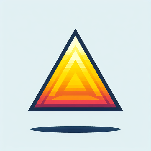 yellow colored triangle with a gradiant.
Single Game Texture. In-Game asset. 2d. Blank background. High contrast. No shadows.