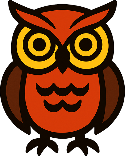 Owl.
In-Game asset.  2d.  High contrast.  No shadows