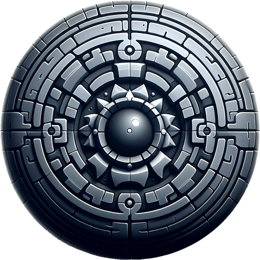 circle.
Single Game Texture.  In-Game asset.  2d.  Blank background.  High contrast.  No shadows