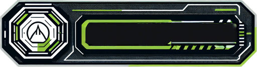 Just a black rectangle.
